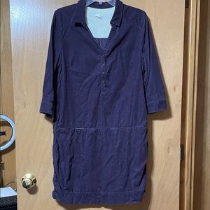 Odille Striped Cream and Purple Top